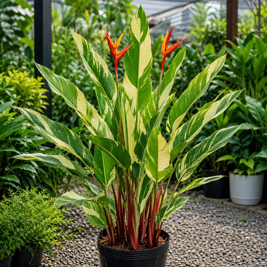 Cây chuối mỏ két cẩm thạch