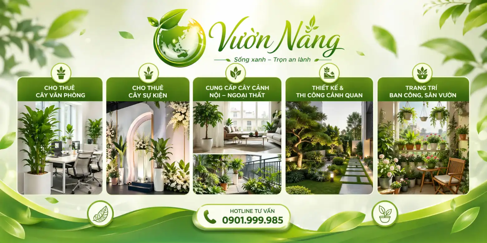 Các giải pháp cây xanh tại Vườn Nắng