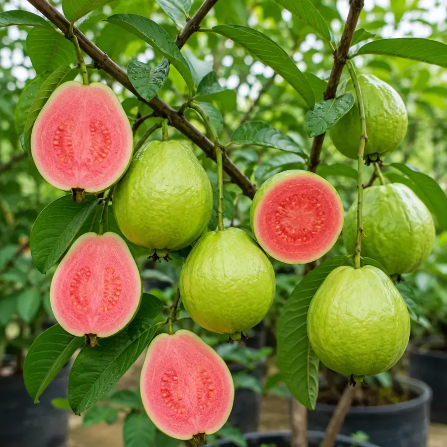 Hình ảnh cây ổi ruby ruột đỏ