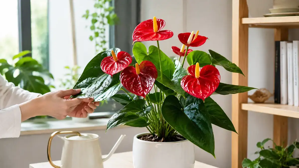 Cách Chăm Sóc Cây Hồng Môn Đúng Cách Để Cây Khỏe Và Ra Hoa